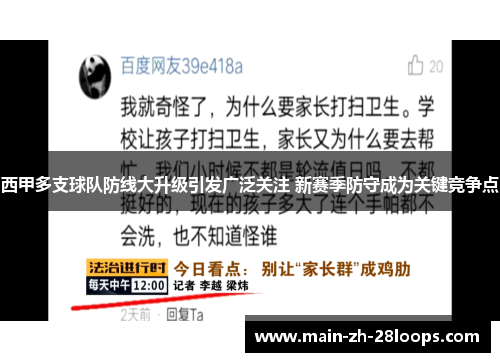 西甲多支球队防线大升级引发广泛关注 新赛季防守成为关键竞争点